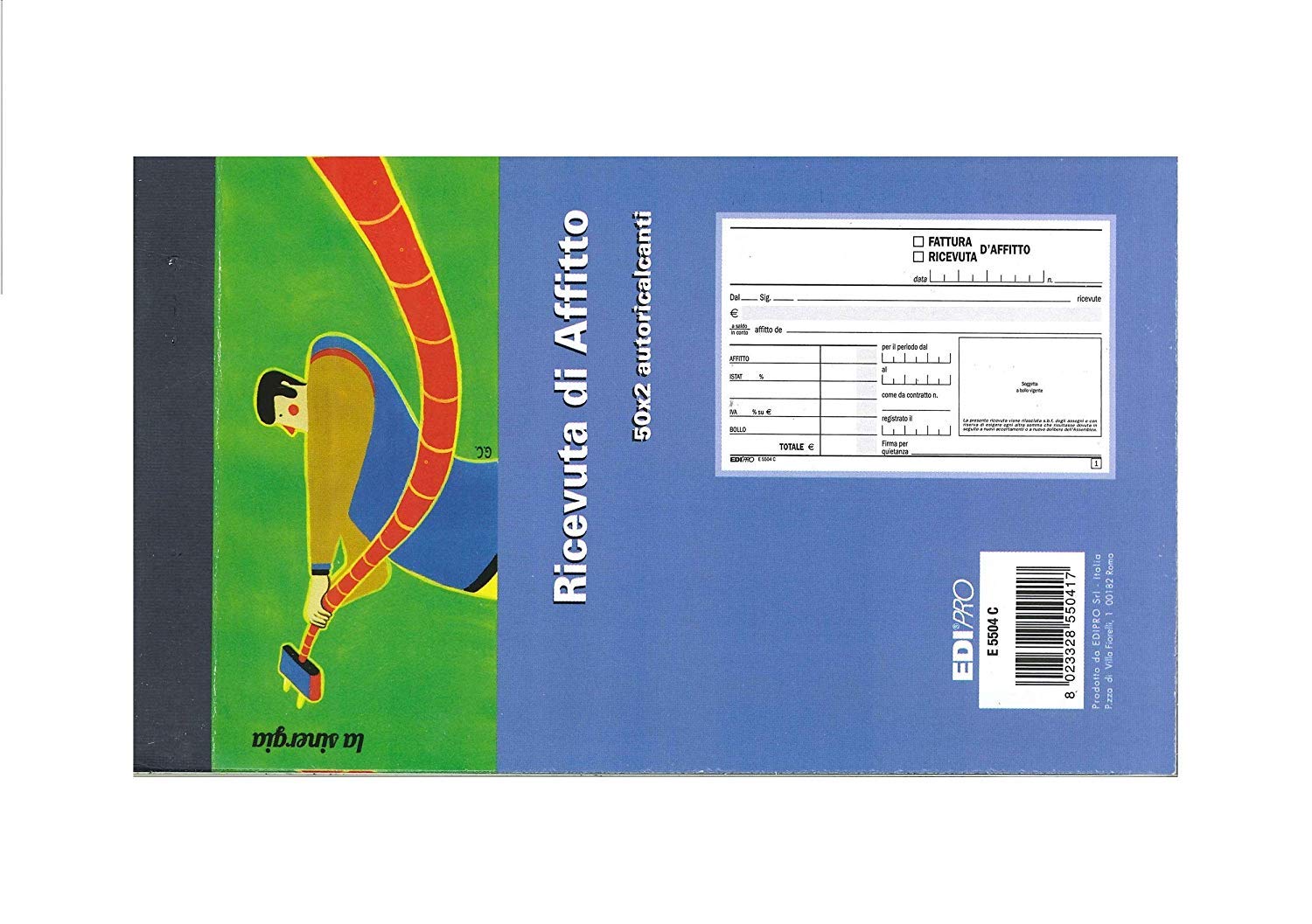 EDIPRO - E5504C - Rental Order 50 x 2 Self-Explanatory for 9.9 x 17