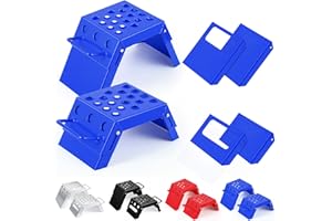 DaisyInner 2 Pcs Moto Starting Block Aid Adjustable 3-9" Starting Blocks Motorsport Foot Stool Dirt Bike Accessories for E Bikes Youth Moto Crossers Touring Motorcycles