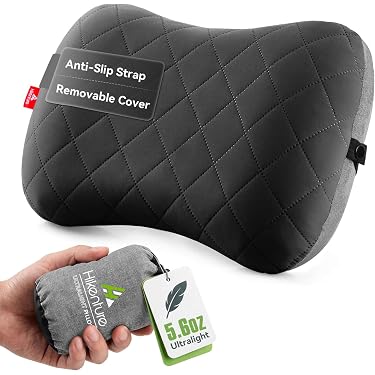 Oreiller Gonflable Camping Jiancrate Ultraléger - Coussin Compact Voyage Randonnée Plage