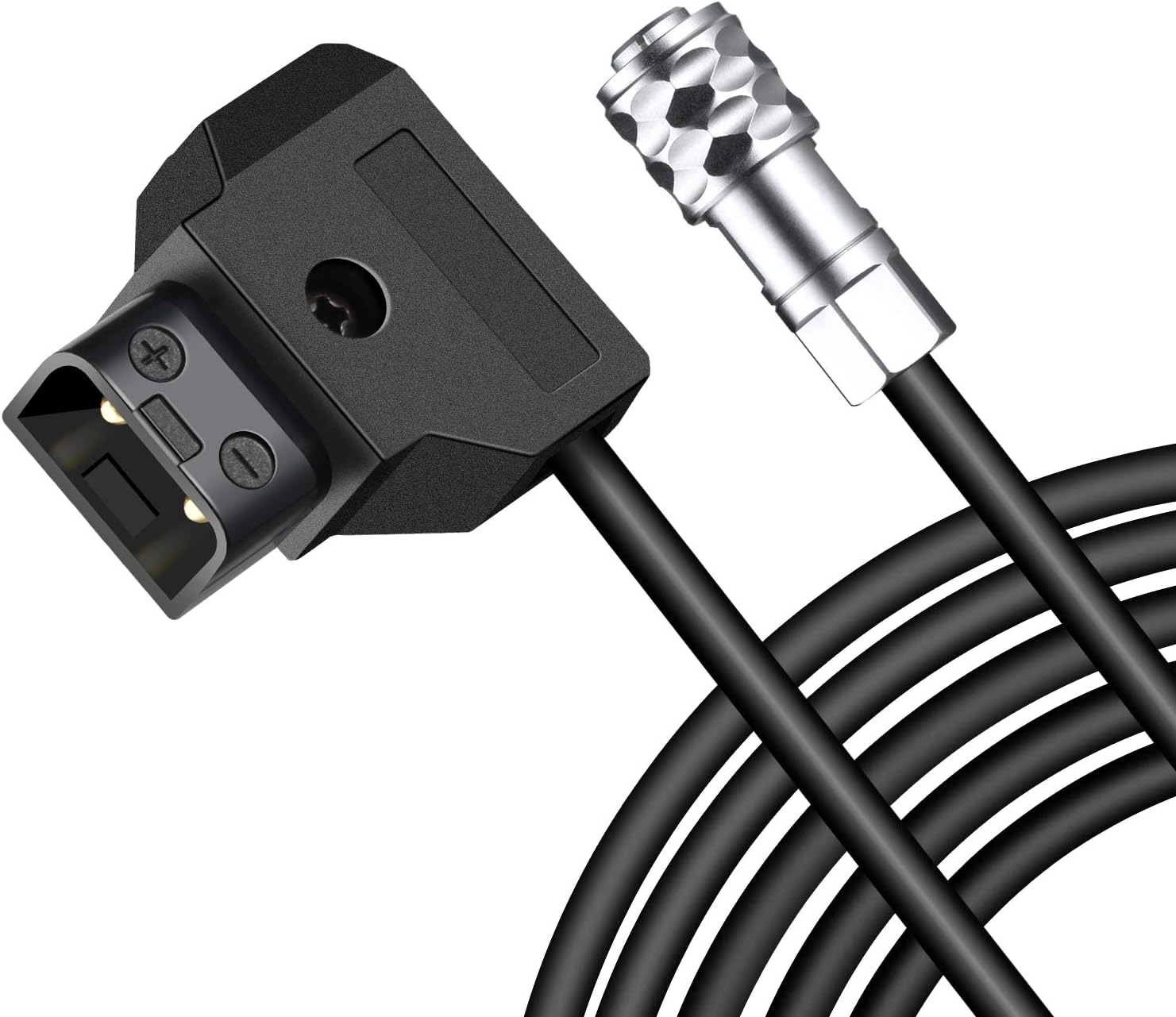 Koolertron 55 inch Length D-Tap to BMPCC 4K Power Cable for Blackmagic Pocket Cinema Camera 4K BMPCC 4K and Gold Mount V Mount Battery