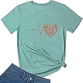 BLACKMYTH Women Graphic Cute T-Shirts Cotton Tops