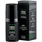 Tiege Hanley Eye Cream for Men, Morning and Night Under Eye Cream With Hyaluronic Acid and Vitamin B3, Helps Reduce the Look of Dark Circles and Puffiness, Anti Aging Men’s Skin Care, 0.5 Oz