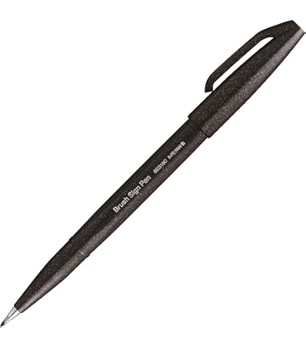 Pentel Caneta Pincel Pocket Brush + 2 Refis SM/GFKP3-A6 | Amazon