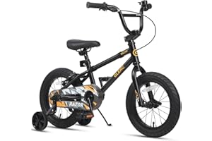 Glerc Kids Bike for Ages 1-8 Years Old, 12-16 Inch BMX Style Kids Bicycle with Training Wheels, Boys Bike for Children and Toddler, Multiple Colors