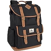 Kelty 18 Inch Laptop Travel Backpack, Drawstring Anti-Theft Backpack with Laptop Compartment, Side Pockets for Men, Women (Black Travel Rucksack)