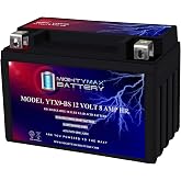 Mighty Max Battery YTX9-BS -12 Volt 8 AH, 135 CCA, Rechargeable Maintenance Free SLA AGM Motorcycle Battery