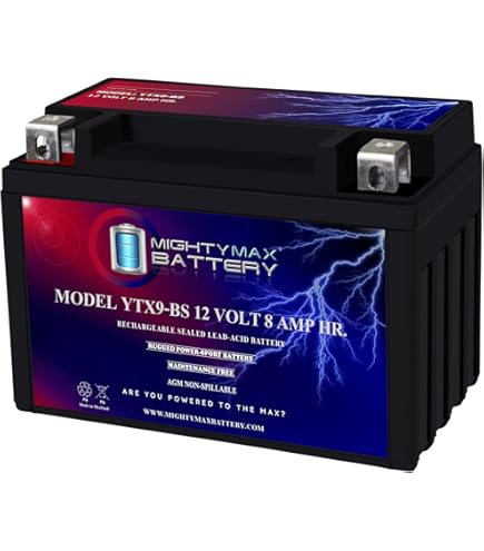 Amazon.com: Mighty Max Battery YTX9-BS SLA Battery Replacement for