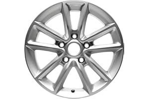 PART SYNERGY Partsynergy Replacement For New 17 Inch Aluminum Wheel Rim Fits 2011-2020 Dodge Grand Caravan 5 Lug 127mm 10 Spokes 17x6.5 inch