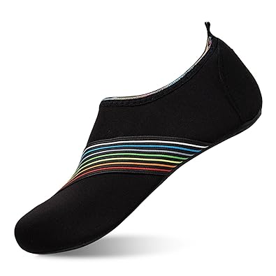 IceUnicorn Schwimmschuhe Damen Herren Strandschuhe Surfschuhe Aquaschuhe Barfuß Badeschuhe für Wassersport Beach Pool Surfen 