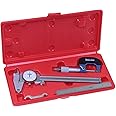 Anytime Tools Dial Caliper/Micrometer/Stainless Steel Ruler Professional Machinist Inspection Tool Set
