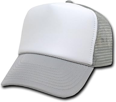 plain gray cap