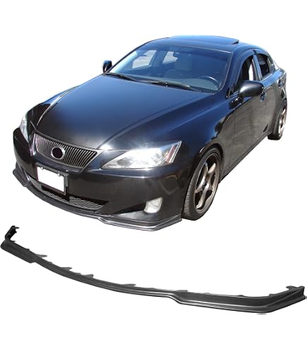 Voorbumper Splitter Lip Voor Lexus IS250/IS350 2006-2008 – Zwart ABS, Sportieve Uitstraling En Betere Bescherming