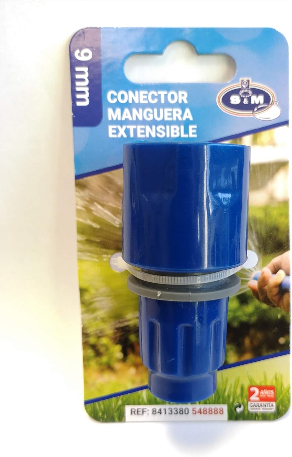S&M 548888 - Automatic Extendible Hose Connector, Blue, Klein - Image 3