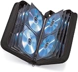 Hama CD Wallet Black – Storage Folder for CD DVD Blu-Ray, Compact Travel