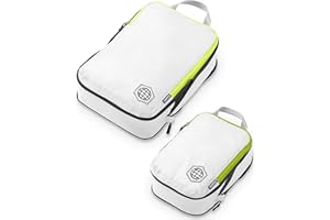 Compression Packing Cubes Set for Travel - Lightweight, Durable Clothes Organizer for Carry-On Luggage and Suitcases by TRIPPED Travel Gear