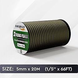 DASKIGO Elastic Bungee Shock Cord 3-8mm