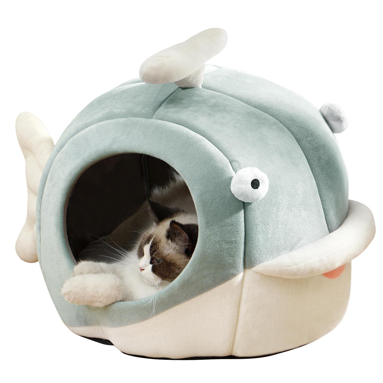 Cat Beds for Indoor Cats - Cat Bed Cave with