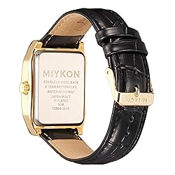 Miykon Vintage Watches for Men - Tank Square Gold
