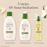 Aveeno Daily Moisturising Cocoa Butter Body Wash 300ml for Sensitive Skin view 7