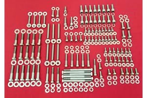 ALLOYBOLTZ - Stainless Steel Engine HEX Bolt KIT Compatible with The Big Block Ford BBF 429 460 Engines