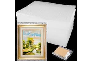 AFROX 10 x 14 Inch Bubble Pouches Wrap, 50Pcs Bubble Out Bags Pouches Double Walled Wrap Pouches Protective Cushioning Bubble Pouch for Packing, Moving, Shipping and Storage