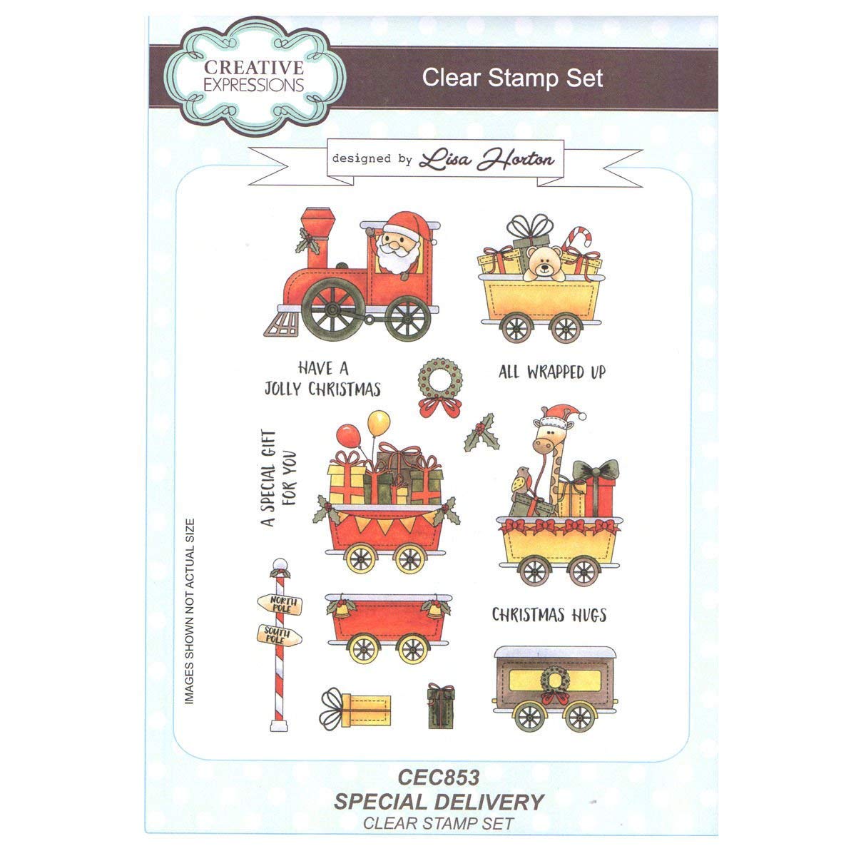Special Delivery A5 Clear Stamp Set