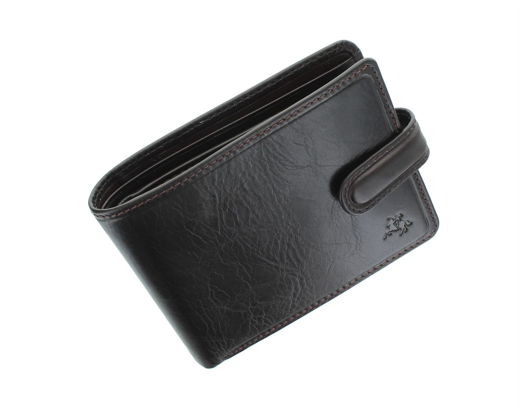 VISCONTI Tuscany Collection Riccardo Leather Wallet with RFID Protection TSC47 Brown