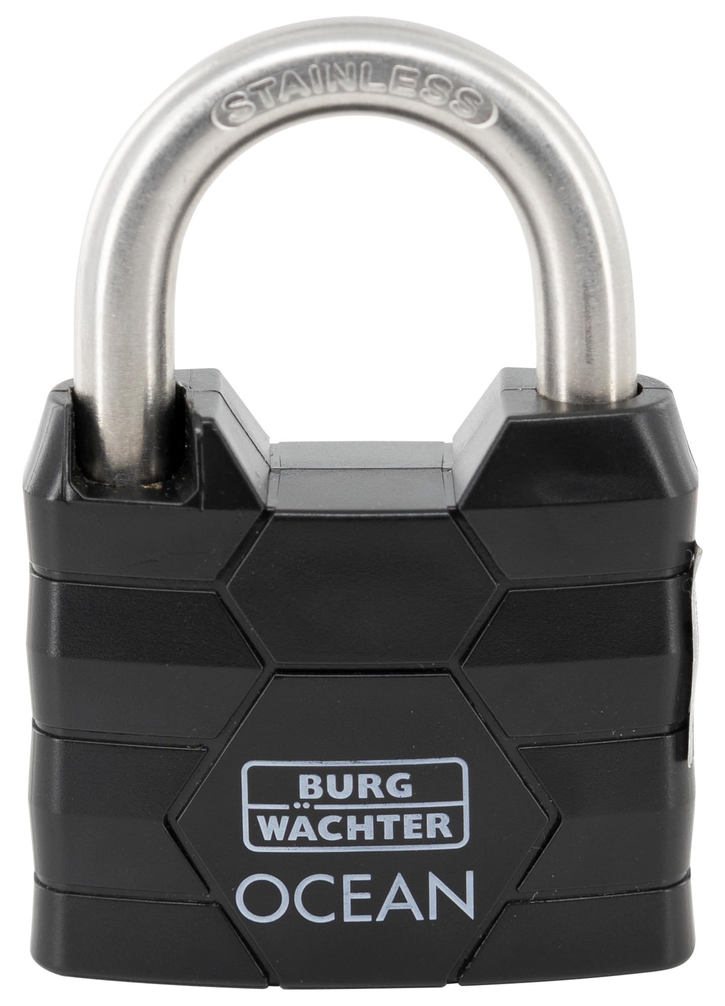 Burg Wächter 42161 Padlock Ocean 490 Ni 60 SB, Black