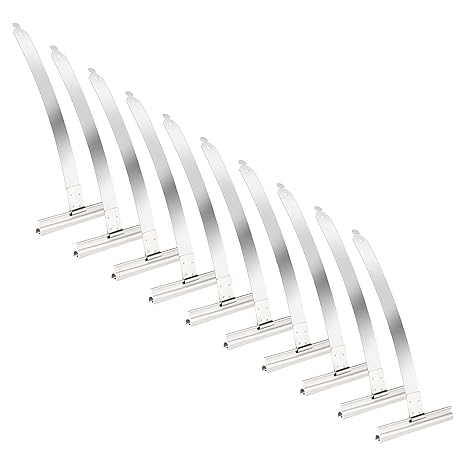 ECENCE 10x Rollladen Aufhängefeder Maxi Rolladenfeder Aluminium-Aufhänger Stahlfeder für Rolladenmotor Rohrmotor 81040105