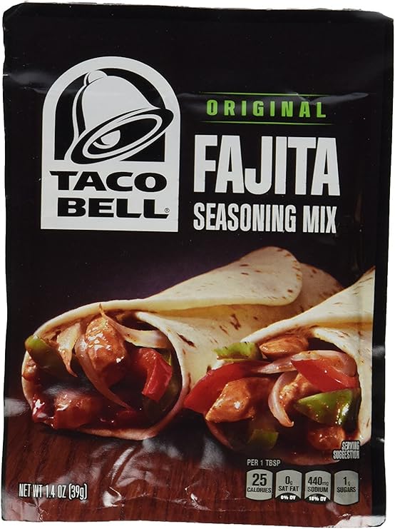 Taco Bell Fajita Original Seasoning Mix 39g Amazon.co.uk Grocery