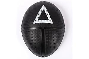 FBDCYIA Squid Masked Man Game Mask,Halloween Cosplay Masquerade Accessories,Party Prop Costume
