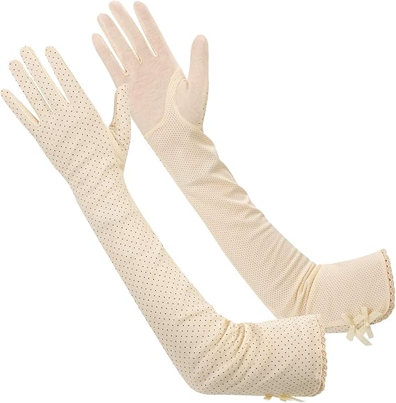 Amazon Co Jp 手袋 レディース Uv グローブ 春夏 ロング アームカバー レース 薄手 通気性 綿 日焼け止め手袋 紫外線防止 冷感 吸汗 滑り止め 速乾 Uv手袋 運転 バイク アウトドア おしゃれ ファッション