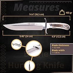 Joker Bowie Hunter’s Knife 9.45” CC139 with