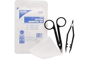 Dukal Single Use Suture Removal Kit. Sterile Suture Removal Trays. Extra Protection Against Cross Infection. Sterile Scissors, Suture Forceps and Gauze Pad. Disposable Suture Removal Pack.
