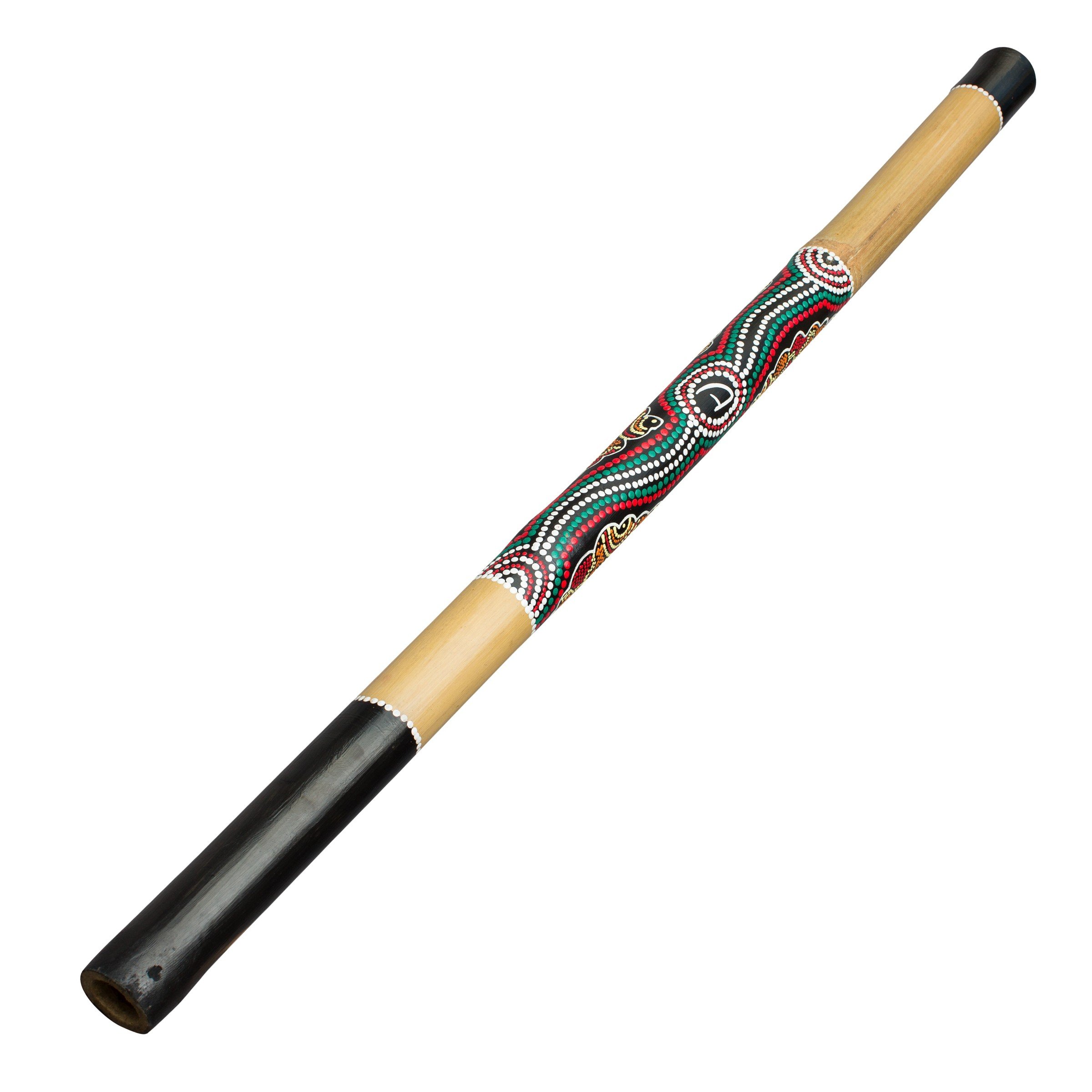 Australian Treasures - Beginner-Friendly Didgeridoo - 47'' - Hand-Painted, Aboriginal Design