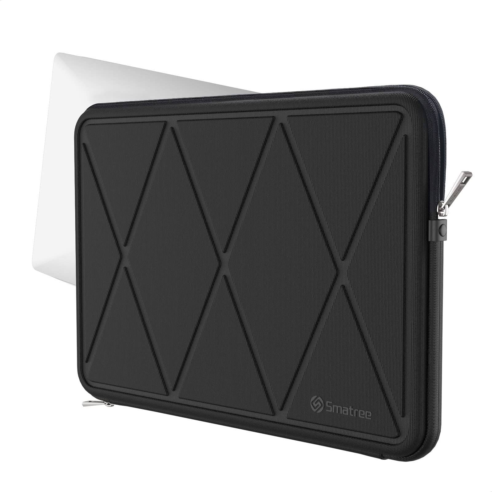 Smatree 2022 New Semi-Open Zipper Hard Laptop Case Compatible with MacBook Pro 16 Inch 2021 2019, MacBook Pro 15.4 Inch 2019/2018, 15 Inch Surface Laptop 4/3/2/1 Case