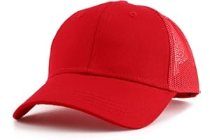 Armycrew Youth Size Kid's Cotton Twill 6 Panel Trucker Mesh Baseball Cap