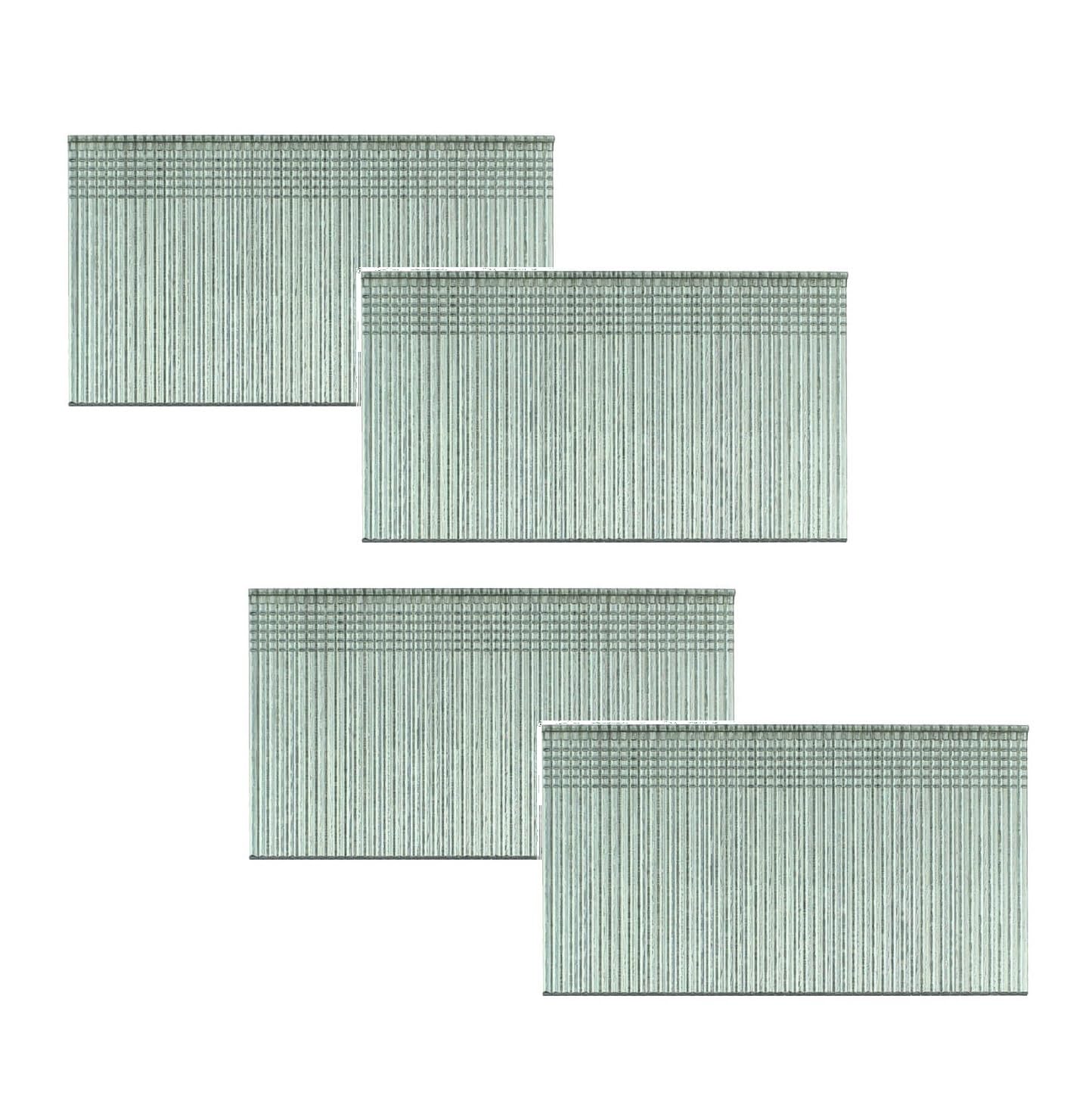 TERF® 16 Gauge X 64mm Galvanised STRAIGHT Finish Brad Nails 16G X 64mm (2.52 inch) Collated Brads Nails - Pack of 500