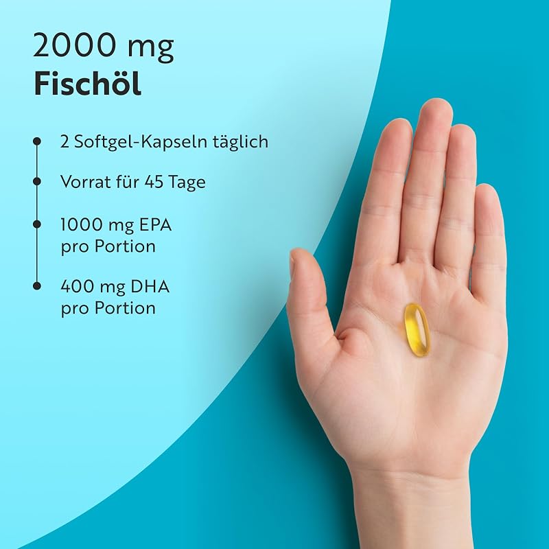 Superfestes Omega-3-Fischöl 2000 mg