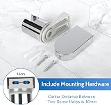 Minicoco Shower Head Holder 360° Adjustable Handheld Shower Bracket Silver Wall view 6