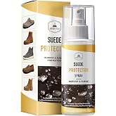 BERIOVE Suede Protector Spray for Shoes: Waterproof and Stain Repellent | Colorless &amp; Long-Lasting Protection for Boots, Jackets, Bags, Hats 150ml