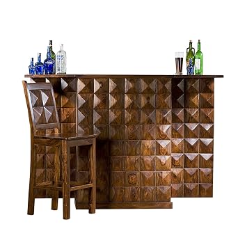 Evok Juniper Solidwood Bar Cabinet