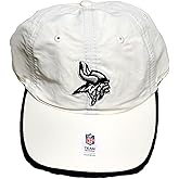 47 Minnesota Vikings Youth Adjustable White/Black Trim Clean Up Girls Cap - NFL Kids Low Profile Relaxed Fit Baseball Hat