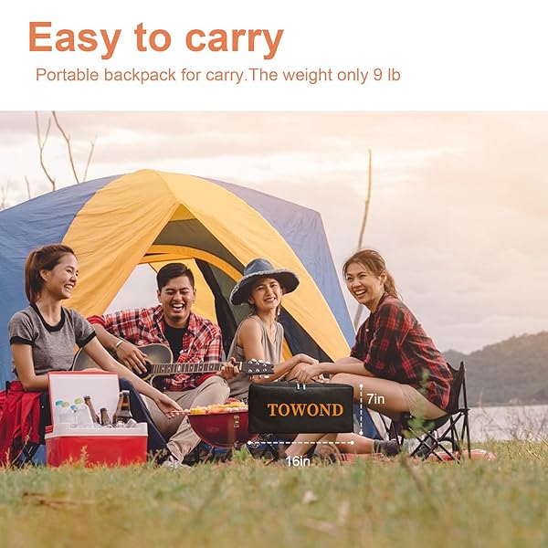 TOWOND PROJECTOR SCREEN AND STAND, 120 INCH OUTDOOR PROJECTOR SCREEN INDOOR, PORTABLE MOVIE SCREEN 16:9 4K FRONT REAR PROJECTION SCREEN WITH CARRY BAG WRINKLE-FREE DESIGN FOR HOME BACKYARD THEATER