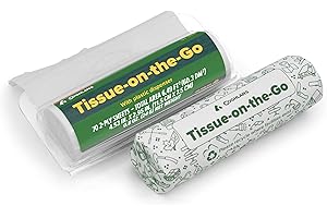 Coghlan's Tissue on The Go - Compact Travel Pack with Dispenser for Camping, Hiking, Backpacking, and Outdoor Adventures, Por