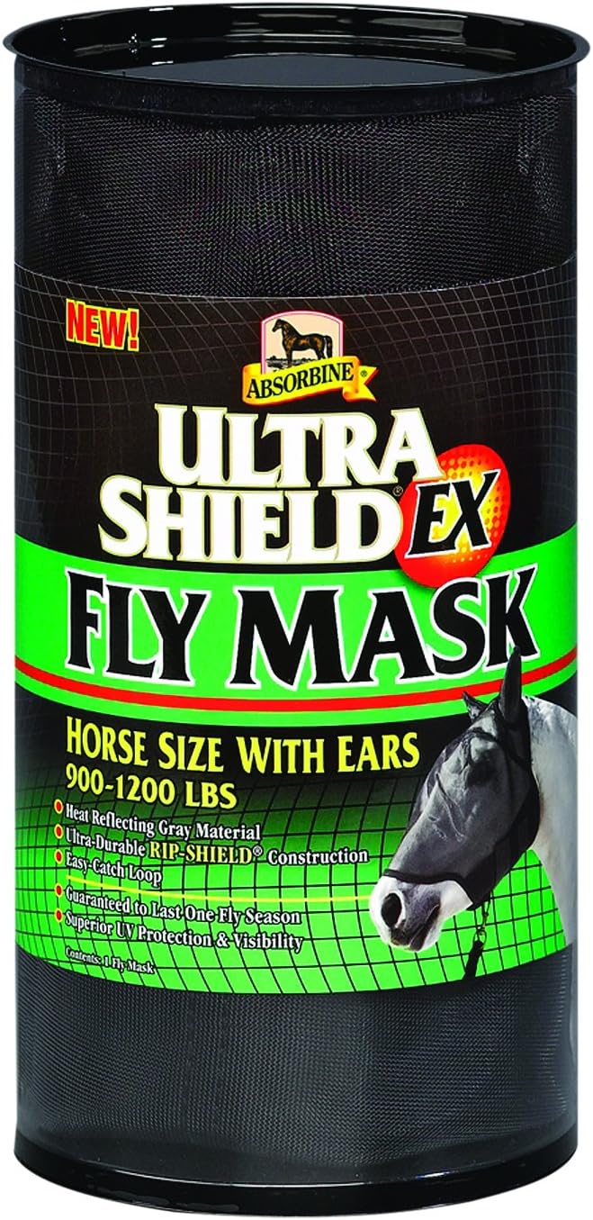 W F Young 687803 Ultra Shield Ex Fly Mask with Ears