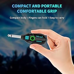 BEEONE 2.4GHz Mini Wireless Guitar System with 4