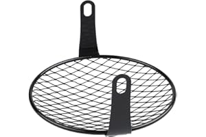 7 Inch Motorcycle Headlight Mesh Grill Cover Protector – Square Metal Guard for 7" Round Headlights, Fits 8mm–10mm Side Mount
