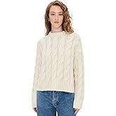 Jenni Kayne Women's Cable Serena Crewneck