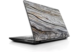 ITSASKIN1 15 15.6 inch Laptop Notebook Skin Vinyl Sticker Cover Decal Fits 13.3" 14" 15.6" 16" HP Lenovo Apple Mac Dell Compaq Asus Acer/Drift Wood Reclaimed Oak Log